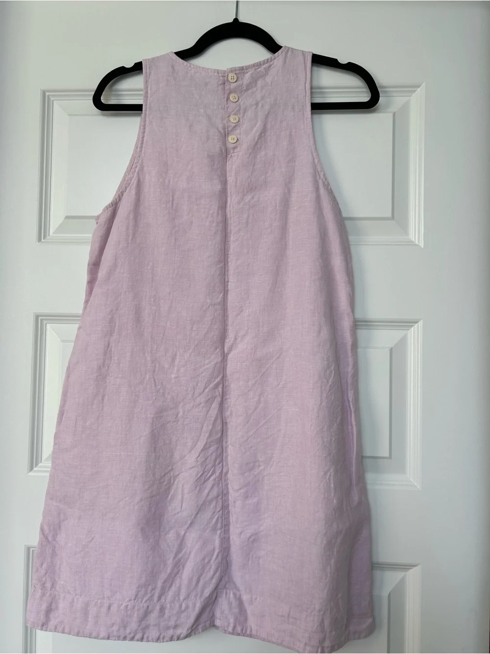 J.Crew Pink Sleeveless Linen Dress